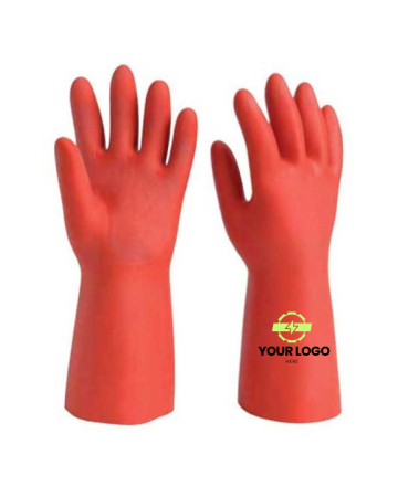  Custom Logo PVC Coated Safety Work Gloves with Grip